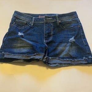 Girls Jean Shorts Distressed